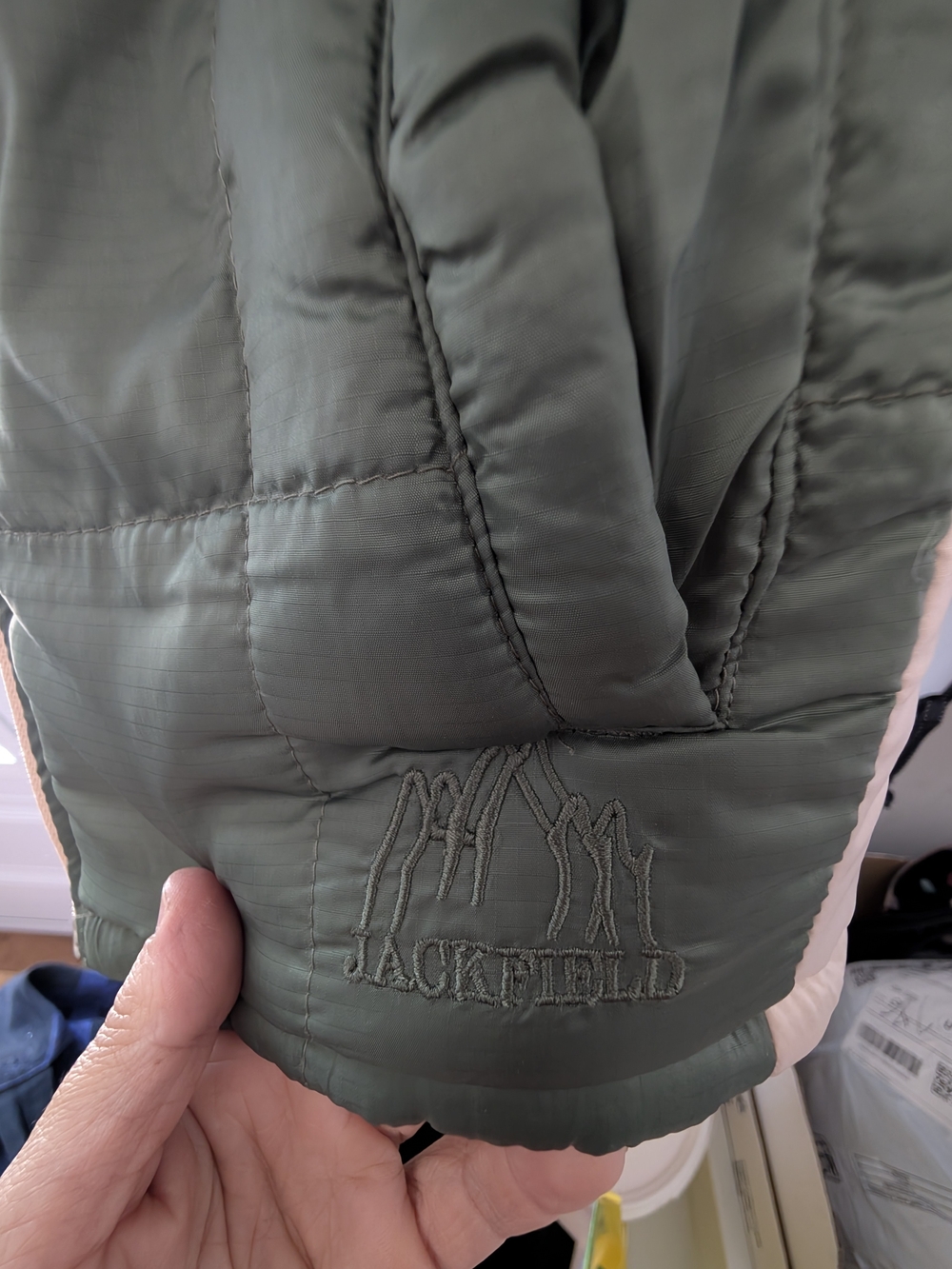 Women's Puffer Jackfield Jacket in Olive Green